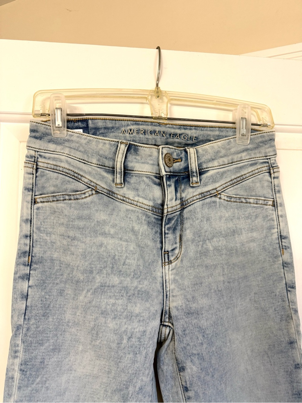 American Eagle Outfitters Light Blue High-Rise Women’s Jeans 4 Xtra Long